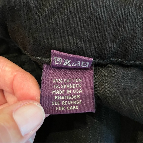 LITM Little in the Middle Straight Leg Black Jeans 16/18 - Picture 7 of 8